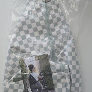 Canvelle Mint Checkered Sling